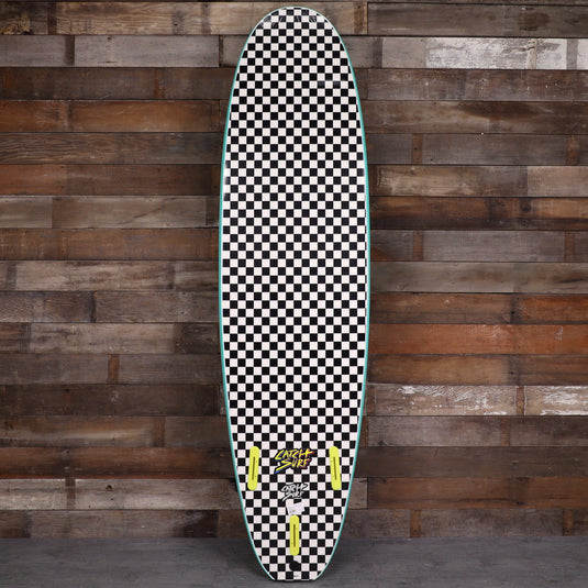 Catch Surf Odysea Log 7'0 x 22 x 3 ⅛ Surfboard - Turquoise/Checkers