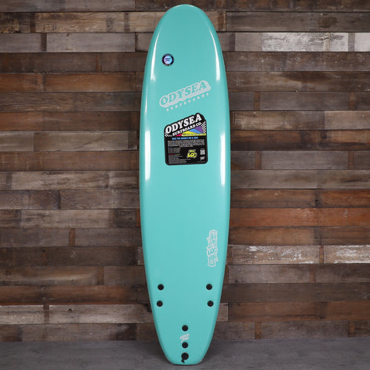 Catch Surf Odysea Log 7'0 x 22 x 3 ⅛ Surfboard - Turquoise/Checkers