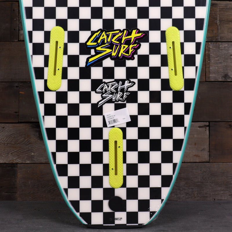 Load image into Gallery viewer, Catch Surf Odysea Log 7'0 x 22 x 3 ⅛ Surfboard - Turquoise/Checkers
