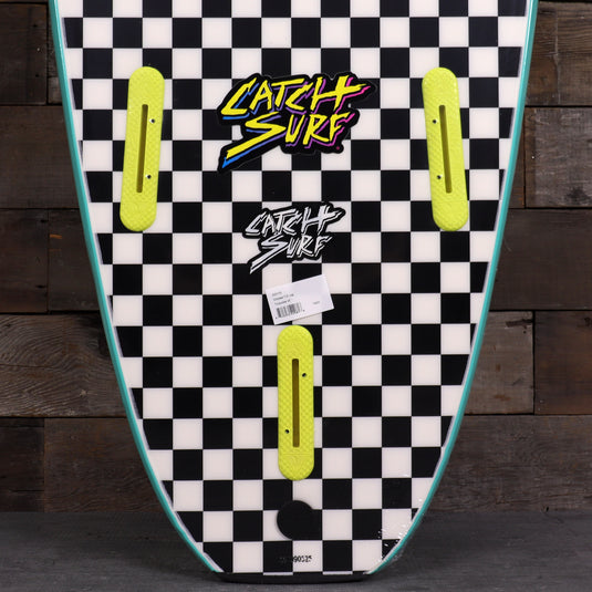 Catch Surf Odysea Log 7'0 x 22 x 3 ⅛ Surfboard - Turquoise/Checkers