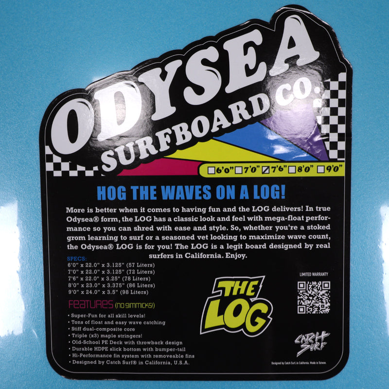 Load image into Gallery viewer, Catch Surf Odysea Log Kalani Robb 7'6 x 22 x 3 ¼ Surfboard - Cool Blue
