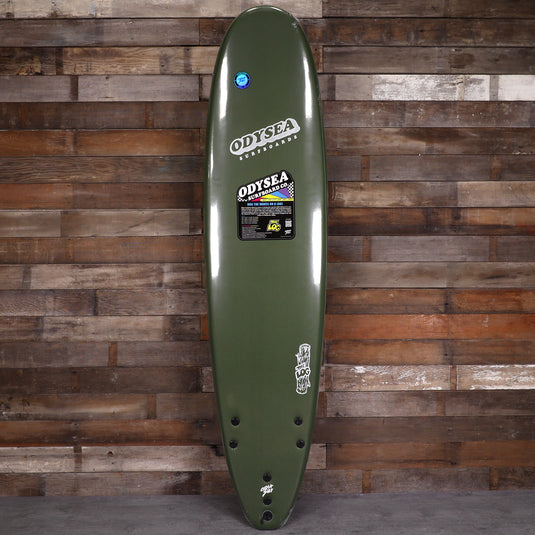 Catch Surf Odysea Log 7'6 × 22 × 3 ¼ Surfboard - Military Green/Cheetah 1