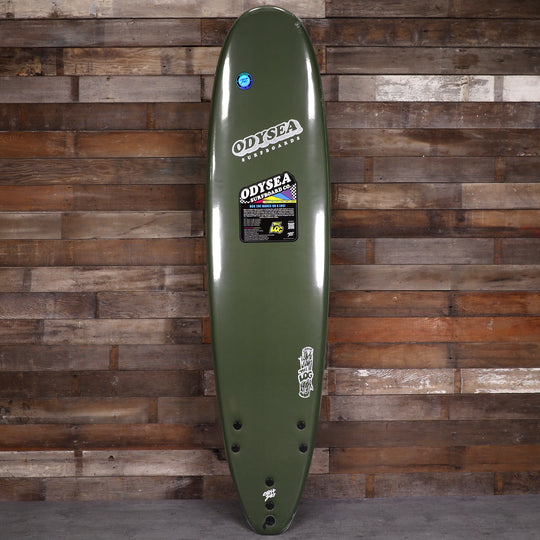 Catch Surf Odysea Log 7'6 × 22 × 3 ¼ Surfboard - Military Green/Cheetah