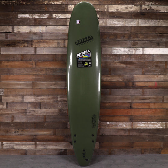 Catch Surf Odysea Log 9'0 × 24 × 3 ½ Surfboard - Military Green/Stripes • DAMAGED