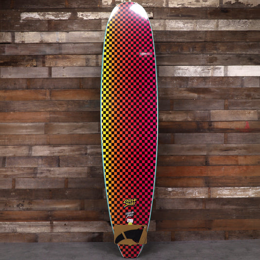 Catch Surf Odysea Plank 9'0 × 24 × 3 ½ Surfboard - Turquoise/Checkers