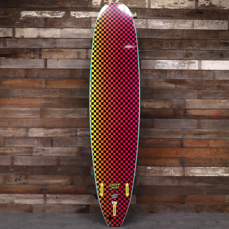 Load image into Gallery viewer, Catch Surf Odysea Log 9'0 × 24 × 3 ½ Surfboard - Turquoise/Checkers
