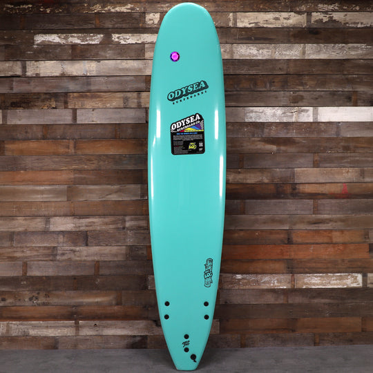 Catch Surf Odysea Log 9'0 × 24 × 3 ½ Surfboard - Turquoise/Checkers