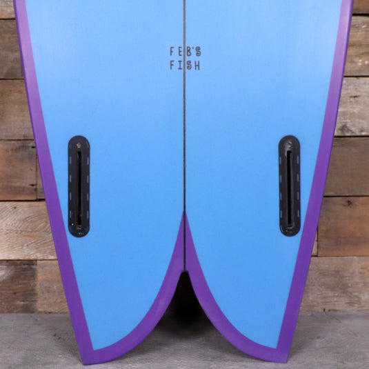 Channel Islands Feb's Fish 5'11 × 21 ⅛ × 2 ⅝ Surfboard - Blue/Purple 3