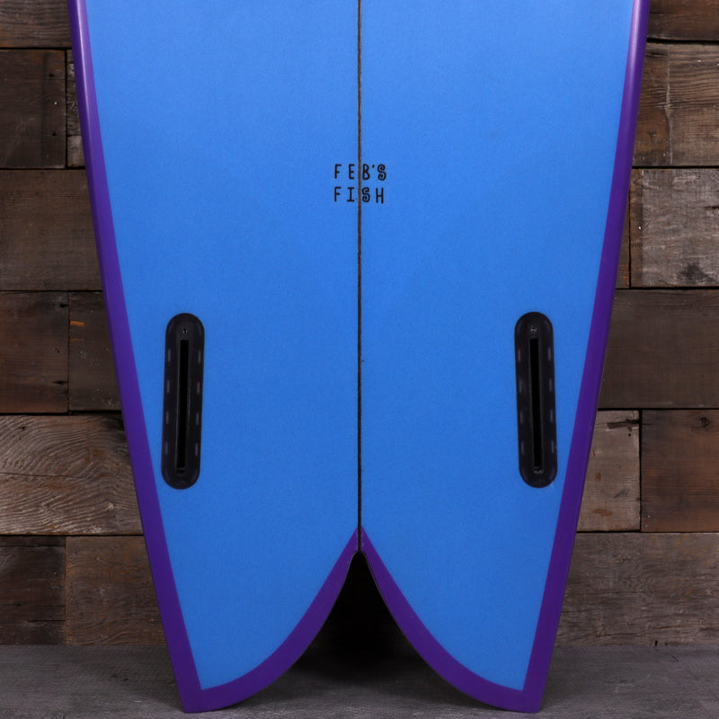 CI FISH 5’7 Thunderbolt Channel Islands Feb's Fish 5'7 × 20 ½ × 2 7/16 Surfboard - Blue
