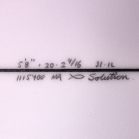 Channel Islands The Solution 5'8 × 20 × 2 9/16 Surfboard • DAMAGED 4