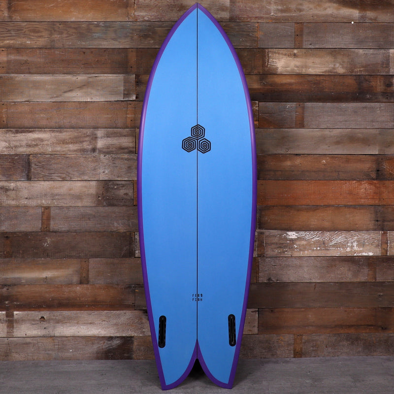 Load image into Gallery viewer, Channel Islands Feb's Fish 5'9 × 20 ⅞ × 2 ½ Surfboard - Blue/Purple • REPAIRED 
