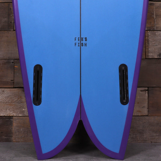 Channel Islands Feb's Fish 5'9 × 20 ⅞ × 2 ½ Surfboard - Blue/Purple • REPAIRED 