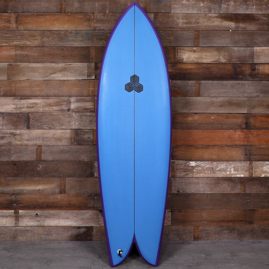 Channel Islands Feb's Fish 6'1 × 21 ½ × 2 ¾ Surfboard - Blue/Purple