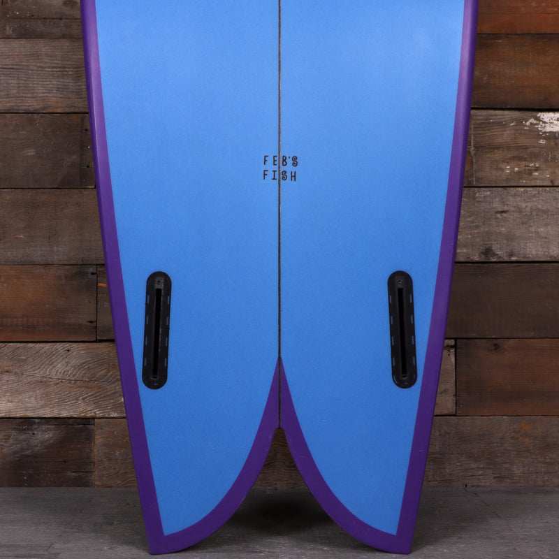 Load image into Gallery viewer, Channel Islands Feb's Fish 6'1 × 21 ½ × 2 ¾ Surfboard - Blue/Purple
