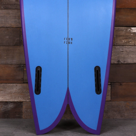 Channel Islands Feb's Fish 6'1 × 21 ½ × 2 ¾ Surfboard - Blue/Purple
