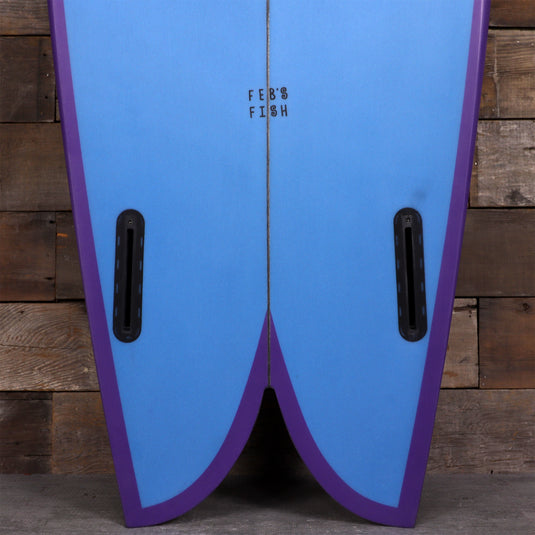 Channel Islands Feb's Fish 6'1 x 21 ½ x 2 ¾ Surfboard - Blue/Purple