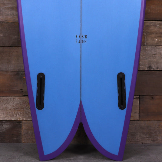Channel Islands Feb's Fish 6'3 × 22 × 2 ⅞ Surfboard - Blue/Purple