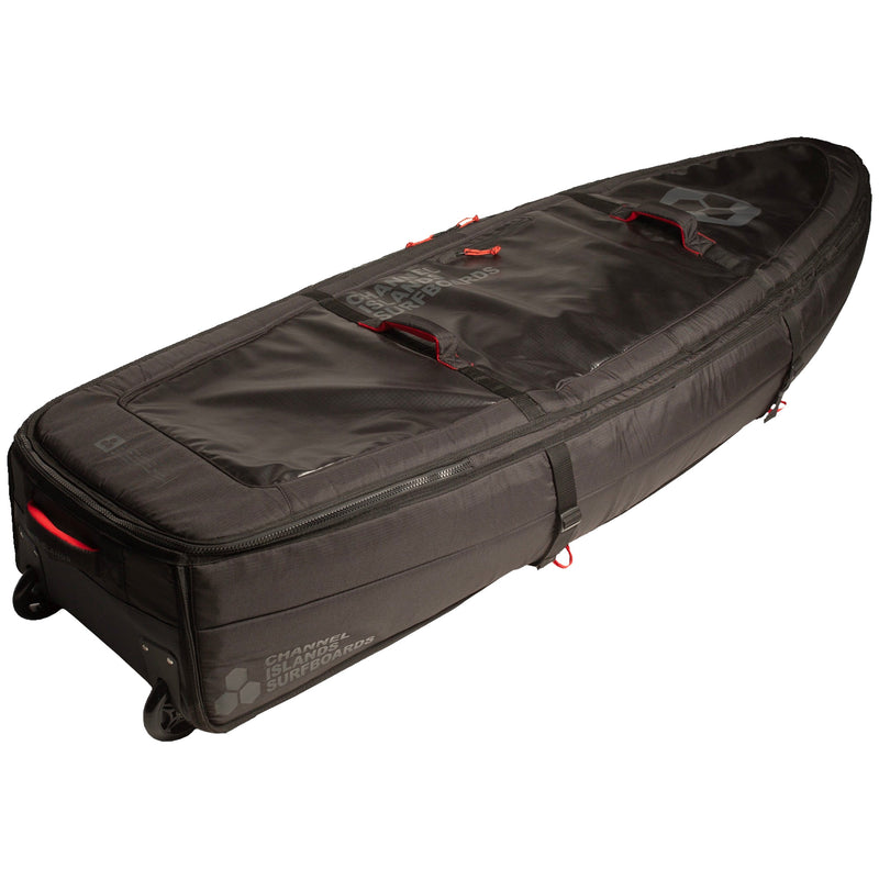 Load image into Gallery viewer, Channel Islands Traveler Wheeled Quad 3-4 Board Travel Surfboard Bag
