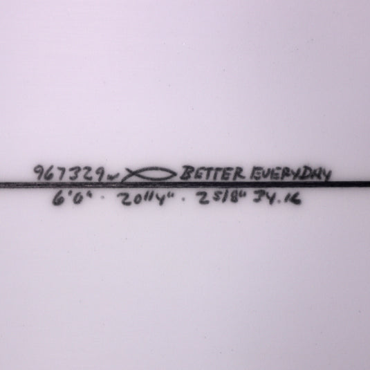 Channel Islands Better Everyday 6'0 x 20 ¼ x 2 ⅝ Surfboard