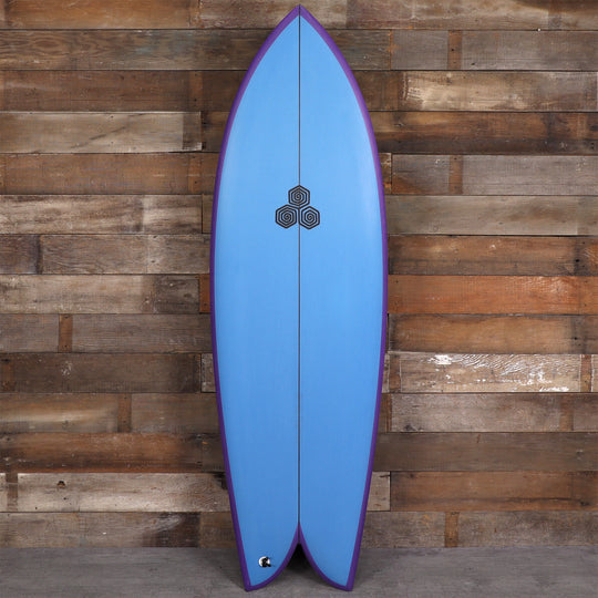 Channel Islands Feb's Fish 5'7 × 20 ½ × 2 7/16 Surfboard - Blue/Purple