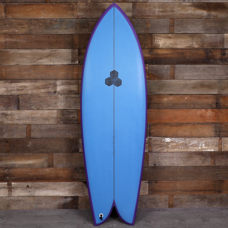 Load image into Gallery viewer, Channel Islands Feb's Fish 5'9 × 20 ⅞ × 2 ½ Surfboard - Blue/Purple 1
