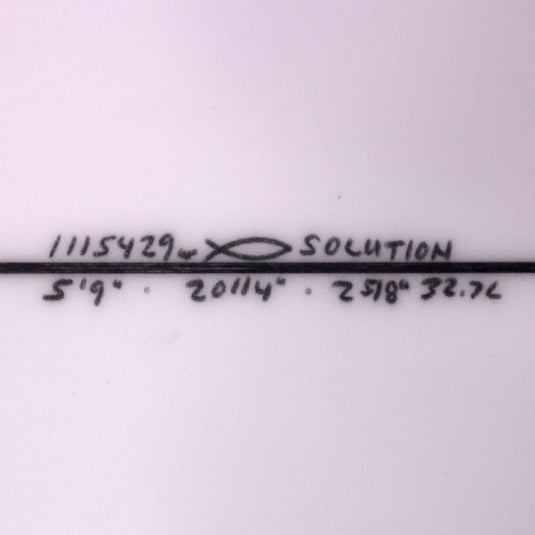 Channel Islands The Solution 5'9 × 20 ¼ × 2 ⅝ Surfboard