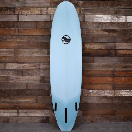 Cleanline Funboard 7'6 × 21 ⅞ × 2 ⅞ Surfboard - Aqua Blue
