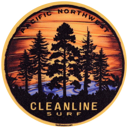 Cleanline Pacific Pines Sticker