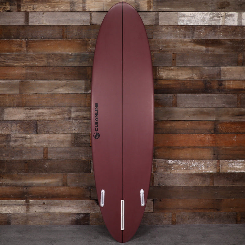 Load image into Gallery viewer, Cleanline 2 + 1 Egg 7'0 × 21 ½ ×2 ⅞ Surfboard - Faded Burgundy
