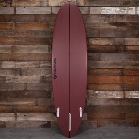 Cleanline 2 + 1 Egg 7'0 × 21 ½ ×2 ⅞ Surfboard - Faded Burgundy