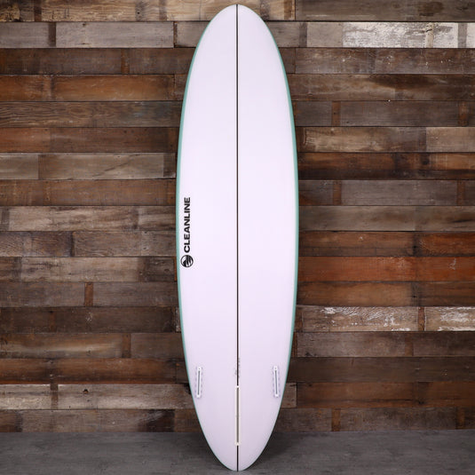 Cleanline 2 + 1 Egg 7'0 × 21 ½ × 2 ⅞ Surfboard - Teal 