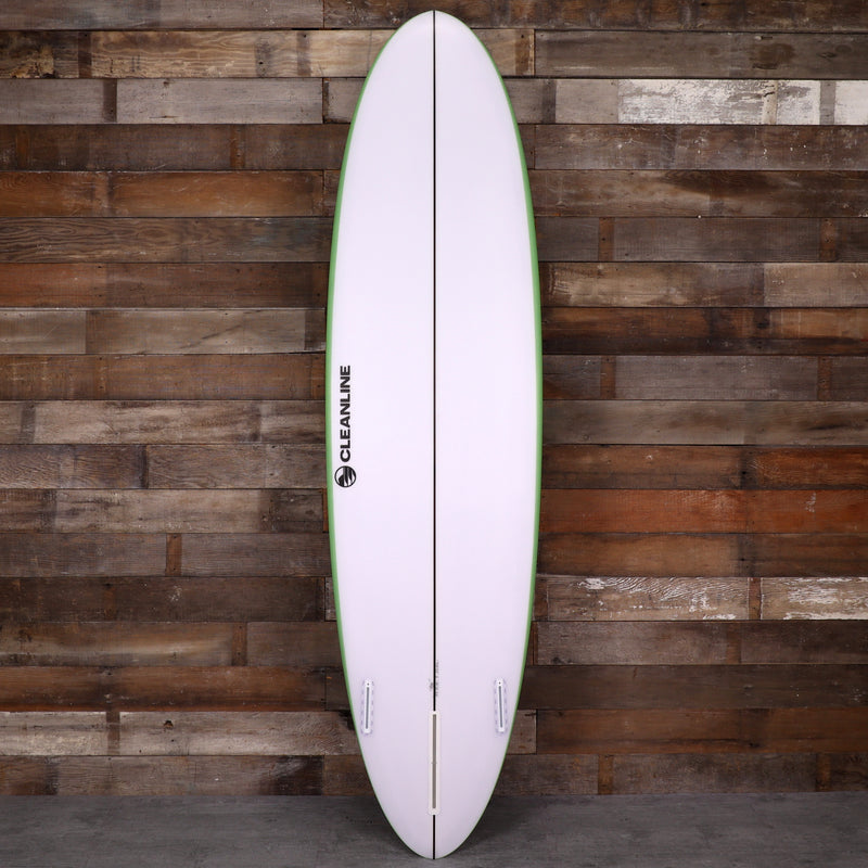 Load image into Gallery viewer, Cleanline 2 + 1 Egg 7'4 × 21 ¾ × 3 Surfboard - Light Green
