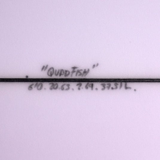 Cleanline Quad Fish 6'0 × 20 ⅝ × 2 11/16 Surfboard - Faded Burgundy