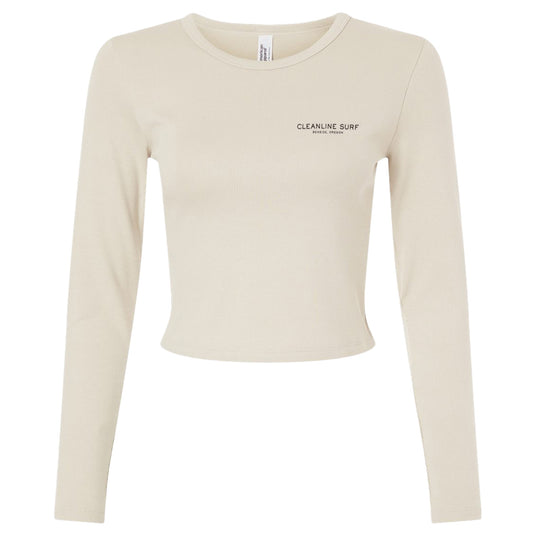Cleanline Women's Tillamook Rays Long Sleeve Crop Top