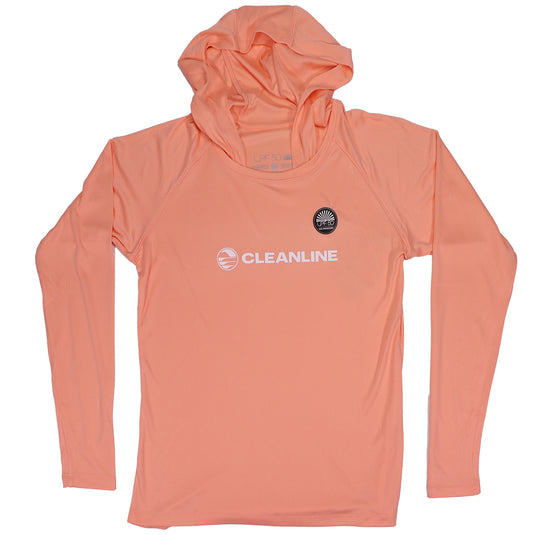 Cleanline Women's Long Sleeve Hooded Sun Shirt