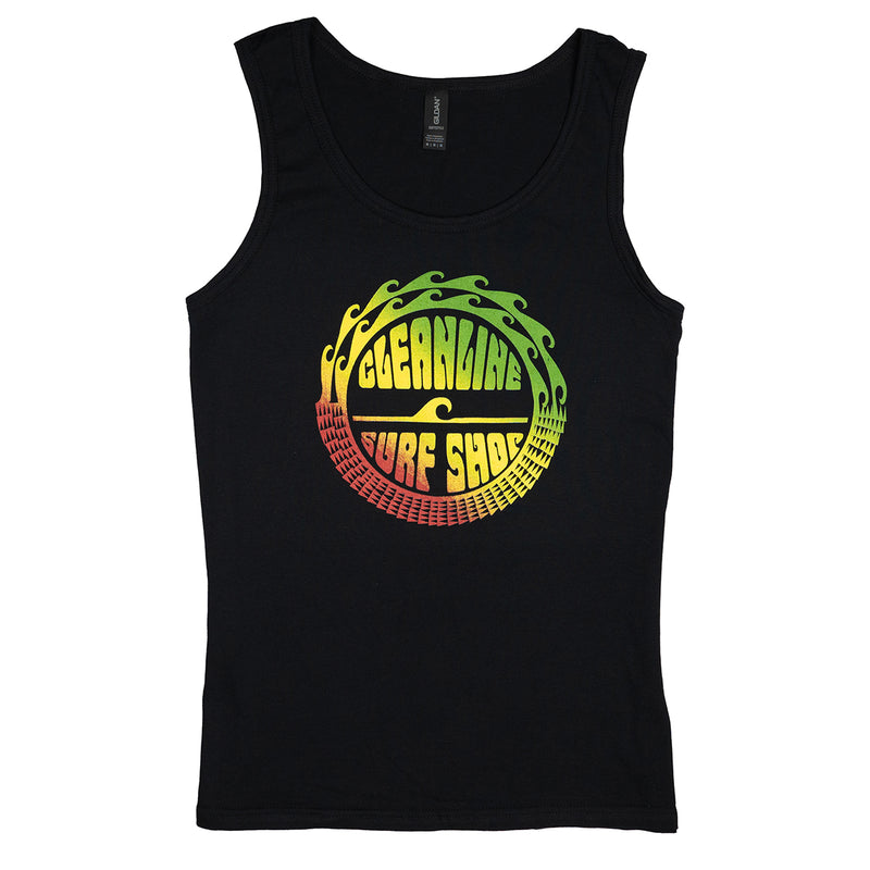 Load image into Gallery viewer, Cleanline Rasta Vibes Tank Top
