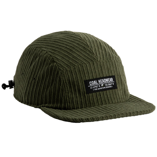 Coal Analog Corduroy 5-Panel Cap