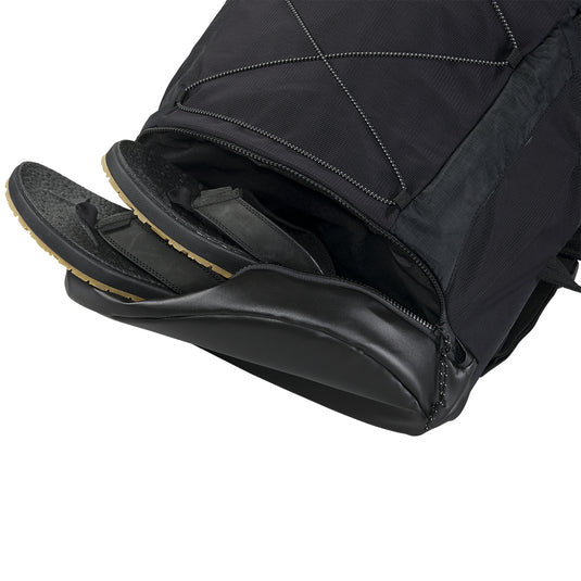 dakine leather backpack Dakine Mission Surf Dlx Wet/Dry Rolltop Backpack 40L- Black