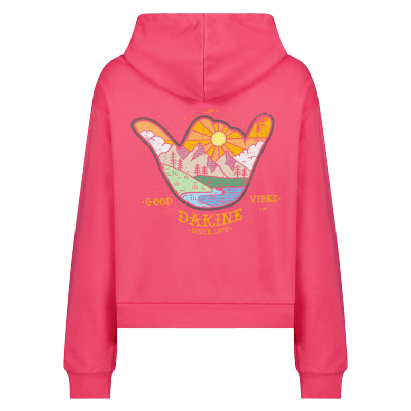 Load image into Gallery viewer, Dakine Women's Gaia Graphic Crop Pullover Hoodie
