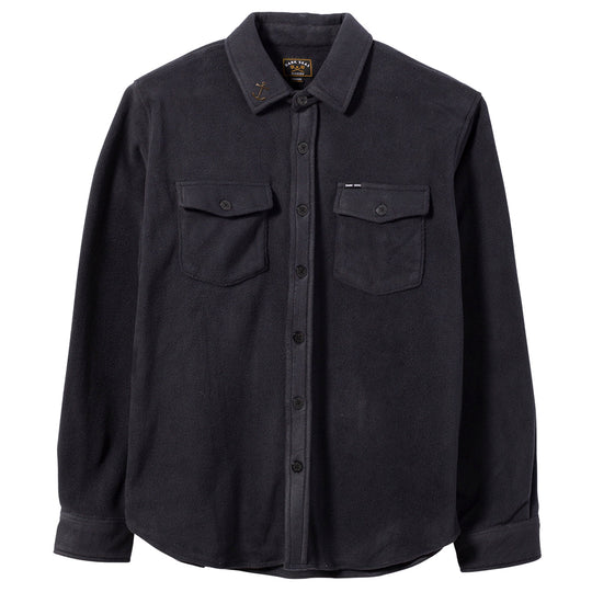 Dark Seas Zulu Long Sleeve Button-Up Flannel - Navy