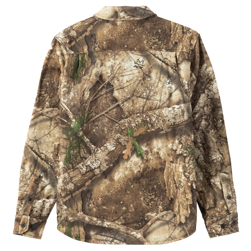 Load image into Gallery viewer, Dark Seas Zulu Realtree Long Sleeve Button-Up Flannel
