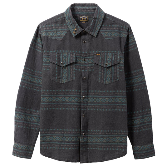 Dark Seas Austin Long Sleeve Button-Up Flannel Shirt