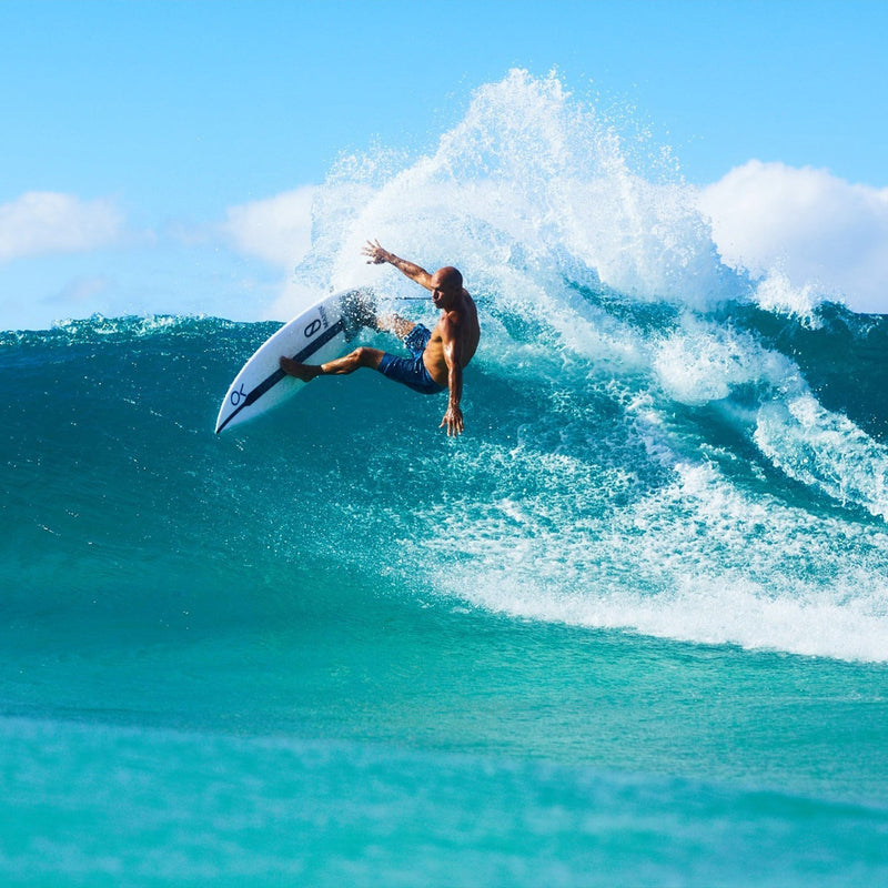 Load image into Gallery viewer, Endorfins KS1 × Outerknown Single Tab Tri-Quad Fin Set 5

