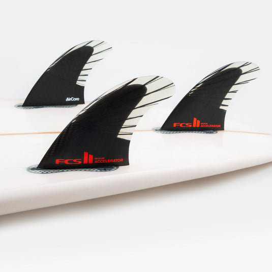 FCS II Accelerator PC Carbon + Aircore Tri-Fin Set 2
