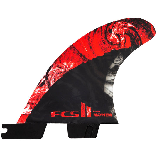 FCS II Matt Biolos Mayhem PC Carbon Quad Rear Fin Set 2