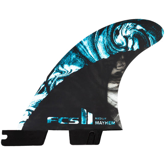 FCS II Matt Biolos Mayhem PC + Carbon Quad Rear Fin Set 