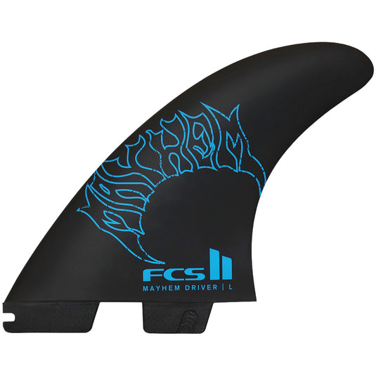 FCS II Mayhem Driver PC Carbon + AirCore Tri-Fin Set 5