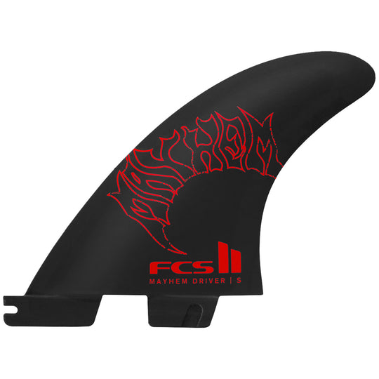 FCS II Mayhem Driver PC Carbon + AirCore Tri-Fin Set