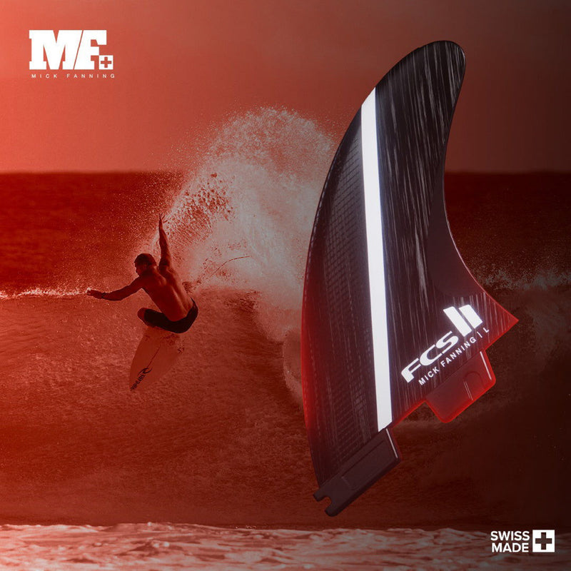 Load image into Gallery viewer, FCS II Mick Fanning Glass Fibre Fusion Tri Fin Set
