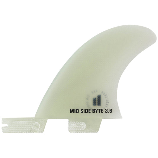 FCS II Mid Byte PG Side Bites Fin Set - Clear 2